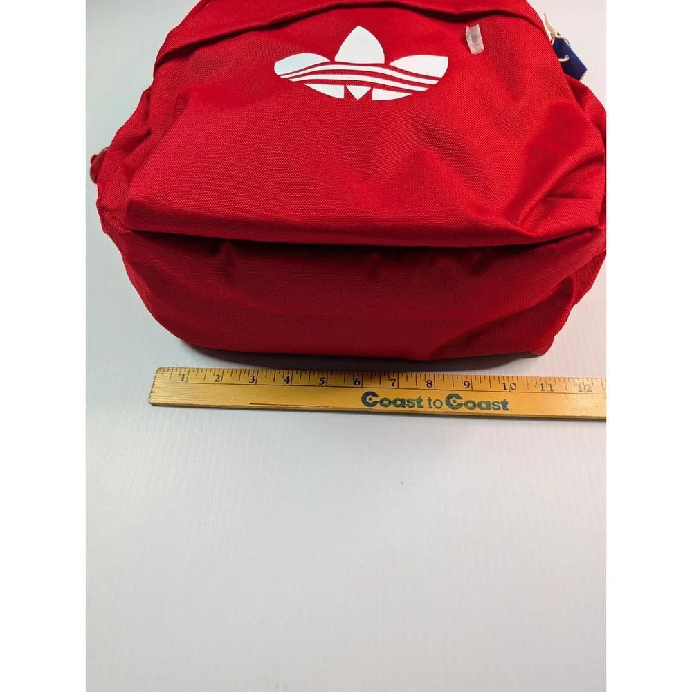 Adidas Adicolor Classic Unisex Backpack, 18.7L Laptop Storage Scarlet JX0215 NWT
